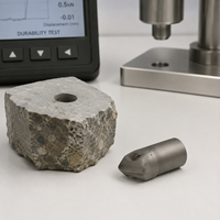 Accessoires de forage de roche optimisés pour les systèmes de foreuses hydrauliques avec ajustement conique de précision et transmission à couple élevé