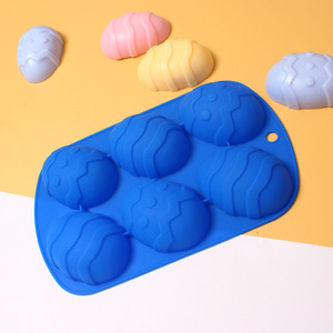 Easter Christmas Silicone Mold 6-Piece Set Baking Cake Chocolate Cookie Mold Oven Safe Family Use - Product Image 2