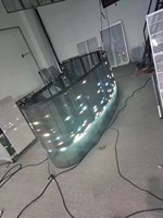 Écran LED transparent en verre SMD couleur pleine P3.9-P10 pour intérieur/extérieur, idéal pour les centres commerciaux et les magasins de détail, fabriqué en Chine