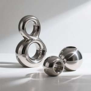 Adorno Metálico Moderno de Lujo, Diseño Abstracto, Acabado de Espejo, Garantía de 3 Años, Fabricación Personalizada ODM/OEM - Product Image 1