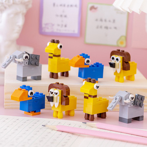 Taille-crayons miniatures en plastique en gros, blocs de construction assemblés, <span class=keywords><strong>prix</strong></span> pour les élèves de maternelle, cadeaux, papeterie - Product Image 3