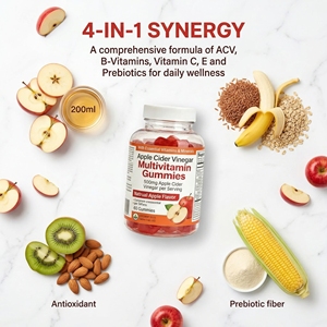 Complexe <span class=keywords><strong>de</strong></span> vitamines B, complexe nutritionnel, vinaigre <span class=keywords><strong>de</strong></span> <span class=keywords><strong>cidre</strong></span> <span class=keywords><strong>de</strong></span> pomme, bonbons gélifiés multivitaminés, production d'énergie - Product Image 3