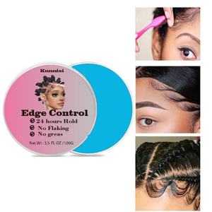 Gel para Cabelo com Ingredientes Naturais e Forte Fixação para Cabelo 4c, Cera para Cabelo com Fixação Duradoura - Product Image 3