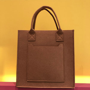 Sac fourre-tout de haute qualité pochette écologique feutre mignon poupée fourre-tout sac à main feutre sac à provisions - Product Image 5