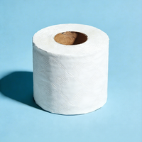 Papier toilette jetable de haute qualité, en pâte mixte, écologique, doux, sans poussière, jetable aux toilettes, rouleau de 13,5 g x 3 plis, 100 mm de hauteur