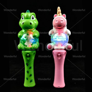 Светящаяся волшебная палочка-динозавр/единорог 2026 – светодиодный светящийся шар для детей на День рождения, Рождество, Новый год, игрушка для развлечения - Product Image 2