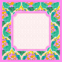 Tapis de jeu de Mahjong américain à bordure florale bohème, antidérapant, en caoutchouc, réduction du bruit, protection de table