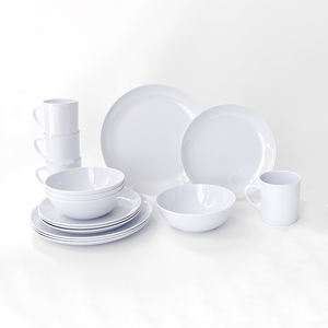 SEBEST Juego de <span class=keywords><strong>vajilla</strong></span> de <span class=keywords><strong>melamina</strong></span> Fábrica al por mayor Personalizable al por mayor Juegos de <span class=keywords><strong>vajilla</strong></span> de <span class=keywords><strong>melamina</strong></span> para <span class=keywords><strong>16</strong></span> <span class=keywords><strong>piezas</strong></span> - Product Image 1