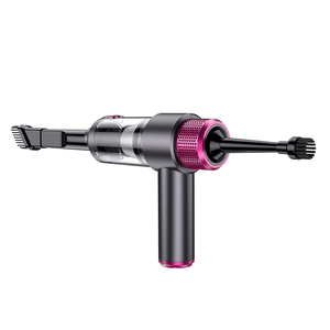 Aspirateur de voiture portable DRC ABS 6500PA, recharge USB, 5 buses, capacité 0,5-1L, souffleur d'air 2-en-1, gris, garantie 1 an - Product Image 1