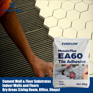 Adhésif pour carrelage à base de <span class=keywords><strong>ciment</strong></span> résistant à l'eau 20kg EA60 <span class=keywords><strong>Colle</strong></span> pour carrelage mosaïque en verre et pierre - Product Image 1
