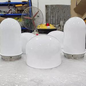 ฝาครอบจานรับสัญญาณดาวเทียมแบบเรือทำจากไฟเบอร์กลาสเสริมแรง (FRP) คุณภาพสูง แข็งแรง ทนทาน สำหรับงานมืออาชีพ รองรับระบบ Satcom และ Starlink พร้อมบริการตัดตามแบบ - Product Image 2