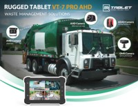 Tablet PC Robusta de 7 Pulgadas con Android, Qualcomm Octa Core, IP67, para Camiones de Basura, con Cámara AHD de 4 Canales, DMS, ADAS, GPS/WIFI/4G/BT