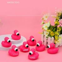 Mini figurines de flamants roses en vinyle pour maison de poupée, micro-jardin féerique, paysage d'aquarium, jouets miniatures promotionnels