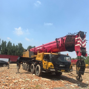 รถเครนยกของสำหรับงานก่อสร้าง SANY STC110T2 รถเครนติดรถบรรทุก 110 ตัน เครนเคลื่อนที่สำหรับงานหนัก ปี 2021 พร้อมถ่วงน้ำหนัก - Product Image 1