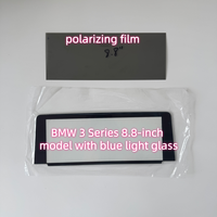 Film Polarisasi 6.6 inci 8.8 inci + Kaca untuk BMW Seri 2 3 4 L7 CID High Display tahun 2012-2017