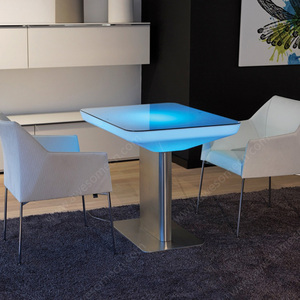Modern LED Lit Stainless Steel Plastic <strong>Bar</strong> Table Hookah Club Furniture <strong>Bar</strong> <strong>Set</strong> IP65 Waterproof for <strong>Outdoor</strong> and Hotel Use - Product Image 3