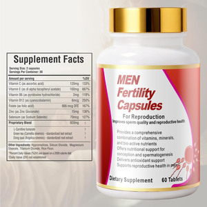 ยาเม็ดช่วยการเจริญพันธุ์ของผู้ชายอาหารเสริมเร่งความอุดมสมบูรณ์ของฮอร์โมนสมุนไพรเพื่อสุขภาพสำหรับคนท้อง - Product Image 4