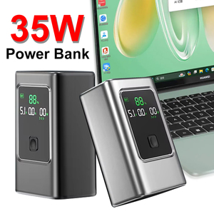 พาวเวอร์แบงค์ OEM ขายดี รุ่นมินิ ความจุสูง พกพาสะดวก PD35W 10000mah ชาร์จเร็ว สำหรับแล็ปท็อปและอุปกรณ์อื่นๆ ได้รับมาตรฐาน CE - Product Image 1