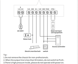 12V điều khiển điện mặt & Palm công nhận kiểm soát truy cập thiết bị công cụ cài đặt truy cập sinh trắc học sản phẩm - Product Image 4