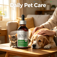 Suplemen Cair CoQ10 untuk Anjing & Kucing - Dukungan Imunitas & Detoksifikasi Hati, Penyerapan Cepat & Botol Aman, Bebas Biji-bijian