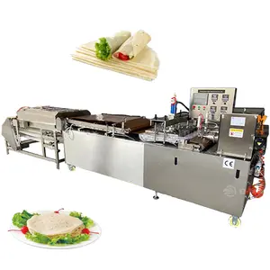 Máquina automática de fazer tortilhas/ chapati/paratha/roti/lavash/pão ralado/máquina de fazer tortilhas com casca de taco
