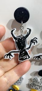 Lindo Halloween Horror Satanás fantasma Zombie calabaza esqueleto acrílico Planar encanto para la fabricación de pendientes DIY accesorios de joyería - Product Image 6