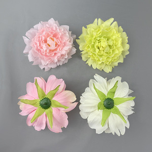 Fleurs de pivoine artificielles 12 cm, têtes de fleurs en soie, décoration de mariage, décoration de la maison, matériaux de bricolage - Product Image 4