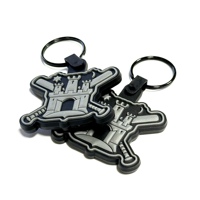 Porte-clés en PVC à motif personnalisé, porte-clés en caoutchouc souple avec logo, fabricant de souvenirs promotionnels, cadeau