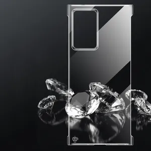 <span class=keywords><strong>Coque</strong></span> de téléphone transparente sans cadre mince en plastique couverture arrière rigide pour <span class=keywords><strong>Samsung</strong></span> Galaxy S23 S22 S21 S20 FE <span class=keywords><strong>S10</strong></span> S9 Note 10 <span class=keywords><strong>Plus</strong></span> 20 Ultra mince - Product Image 3