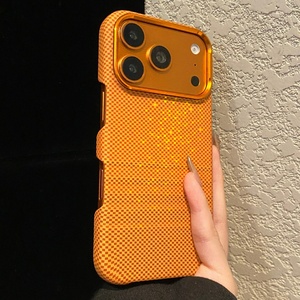 เคสโทรศัพท์แม่เหล็กเนื้อคาร์บอนไฟเบอร์สุดหรูสำหรับ iPhone 17 14 15 16 Pro Max 17 Air รองรับการชาร์จไร้สาย  วัสดุ PC แข็ง ป้องกันแรงกระแทก - Product Image 1