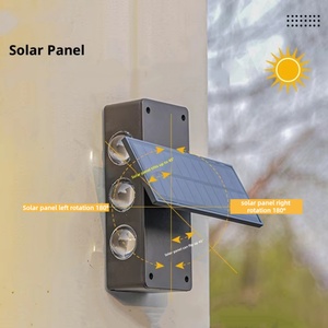 Lámpara LED Solar de Pared, Impermeable, Regulable, para Exteriores, Jardín, Paisaje, Villa, Balcón, Valla - Product Image 3