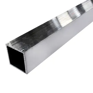 Factory Direct Aluminum Square Tube Rectangular Tube Side Length 40x30 40x40 45x45 50x10 50x15mm