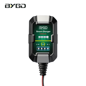 <span class=keywords><strong>Chargeur</strong></span> de batterie intelligent 1000 mA 6V/12V pour batteries Lithium/AGM/EFB/GEL/Plomb-Acide, charge en 3 étapes, 6 protections pour voiture, scooter, électrique - Product Image 1