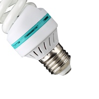 Vente en gros E14 E27 LED ampoule spirale verre tricolore à économie d'énergie avec principe CFL lumière jaune blanche base à vis du fabricant