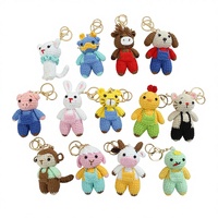 Nouvelles poupées en peluche Zodiac Strap, ornements suspendus au crochet exquis, accessoires mignons faits à la main, porte-monnaie en laine écologique à motif de dessin animé