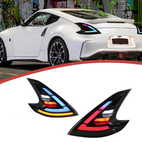 Feu arrière LED à lentille transparente de Style RVB pour Nissan 370z 2013-19 nouvel état feux diurnes accessoires de voiture pour Nissan 370Z