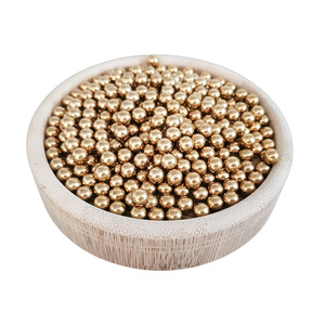 1mm 2mm 3mm 4mm 5mm küçük katı pirinç Metal top boncuk zincir için - Product Image 3