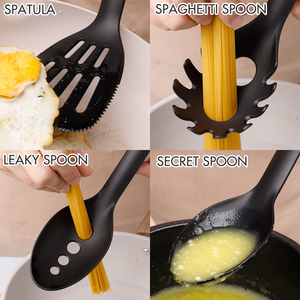 Chất Lượng Cao Nylon Hộ Gia Đình Đồ Dùng Nhà Bếp 4 Miếng Đồ Nấu Nướng Công Cụ Thiết Lập Nấu Ăn Đồ Dùng Nhà Bếp Phụ Kiện Đồ Dùng - Product Image 3