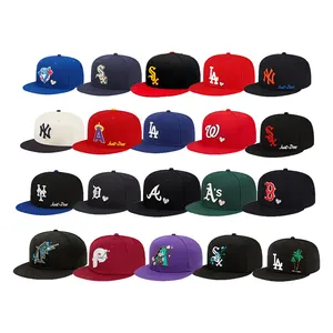 Logo personnalisé casquette de baseball de sport vintage Gorras De Bisbol chapeaux ajustés casquettes Snapback équipe américaine nouvelle ère originale casquettes pour hommes