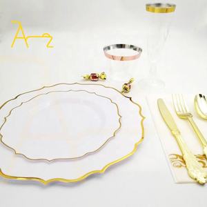 מכירות בתפזורת חם מכירות בתפזורת צלחת פלסטיק חד פעמית עבור מסיבת חתונה - Product Image 5