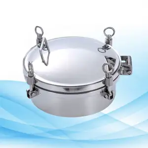 Stainless Steel Sanitary Round Vacuum Pressure Oval Square Glass Rectangular Side Door Water Tank Manhole Cover Price