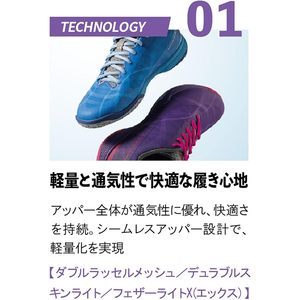 รองเท้าปิงปองนิตทาคุ มูฟวิ่ง แอโร สำหรับทุกเพศทุกวัย รุ่น NS-4442 - Product Image 5