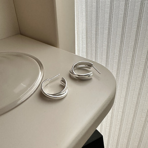 แฟชั่นเครื่องประดับเงินสเตอร์ลิงเครื่องประดับ925ต่างหูจีน - Product Image 2