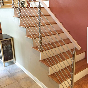 Barandilla de escalera de barra de acero inoxidable, pasamanos de escalera de acero inoxidable para balcón - Product Image 6