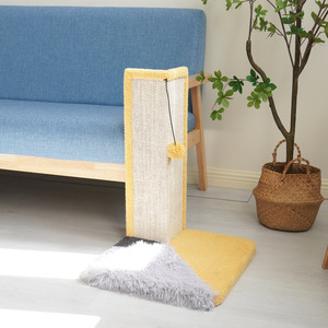 Corner Standing <b>Cat</b> <b>Scratching</b> Post Sisal Non Shedding Anti Slip Sofa Protector <b>Cat</b> Supplies Minimalist Style All Seasons - Product Image 3