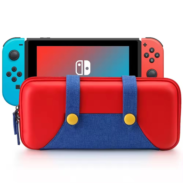 Waterproof Storage Box for N Switch OLED Model Shockproof Travel Bag with Game Card Storage