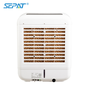 Ventilatore di Raffreddamento Evaporativo Portatile Mini Silenzioso Ricaricabile AC DC Solare per Interni - Product Image 4