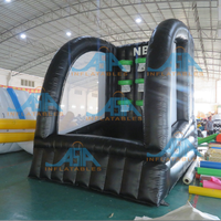 Jouets gonflables interactifs Hoop Shot But de football Porte de rugby et jeu de lancer de basket-ball