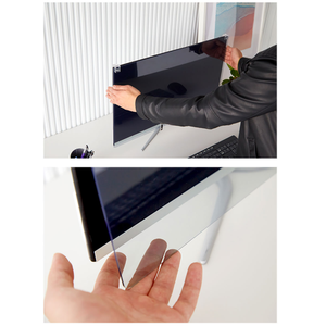 Filtre universel anti-lumière bleue en acrylique BOZABOZA avec clip de fixation rigide anti-reflet ABLCC27W pour écran de moniteur 27 pouces (PC/ordinateur portable) - Product Image 4