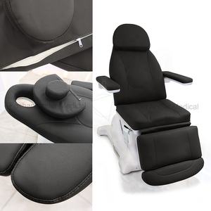 Conception personnalisée Chaise de <span class=keywords><strong>salon</strong></span> de beauté Chaise de traitement médical inclinable à 3 4 moteurs Lit de cire pour cils Lit facial de spa électrique à commande aux pieds - Product Image 6